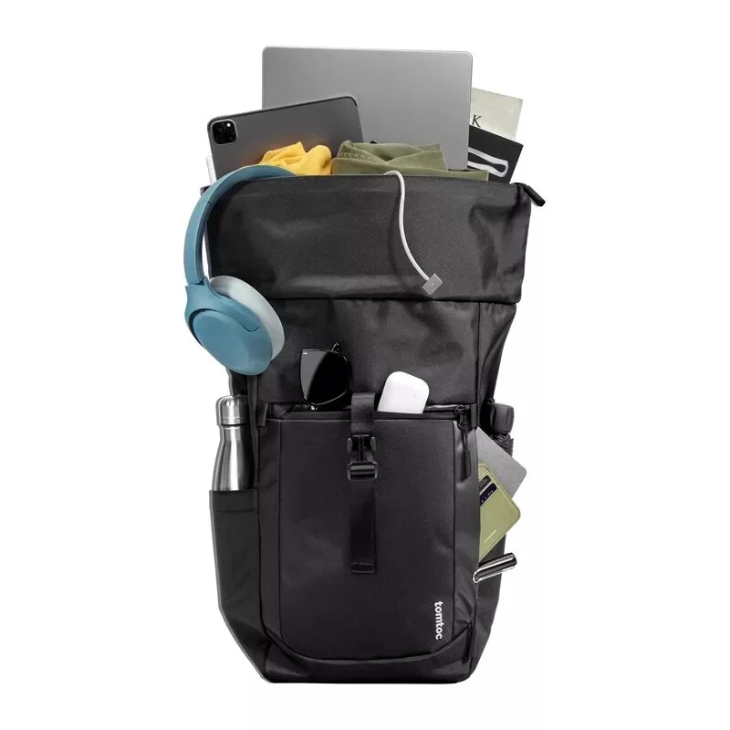 Tomtoc Navigator-T61 Mochila de viaje para portátil, 25-30 L, 17,3