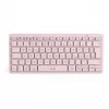 Inateck Teclado Bluetooth QWERTZ Rosa - Teclado delgado y portátil para Windows, macOS, iOS, Android