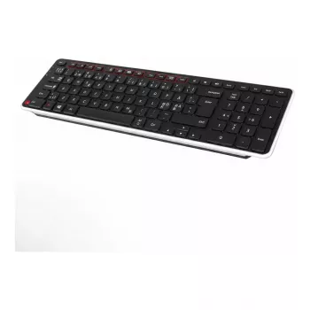 Contour Balance Teclado inalámbrico Distribución DE Negro