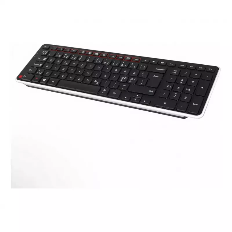 Contour Balance Teclado inalámbrico Distribución DE Negro