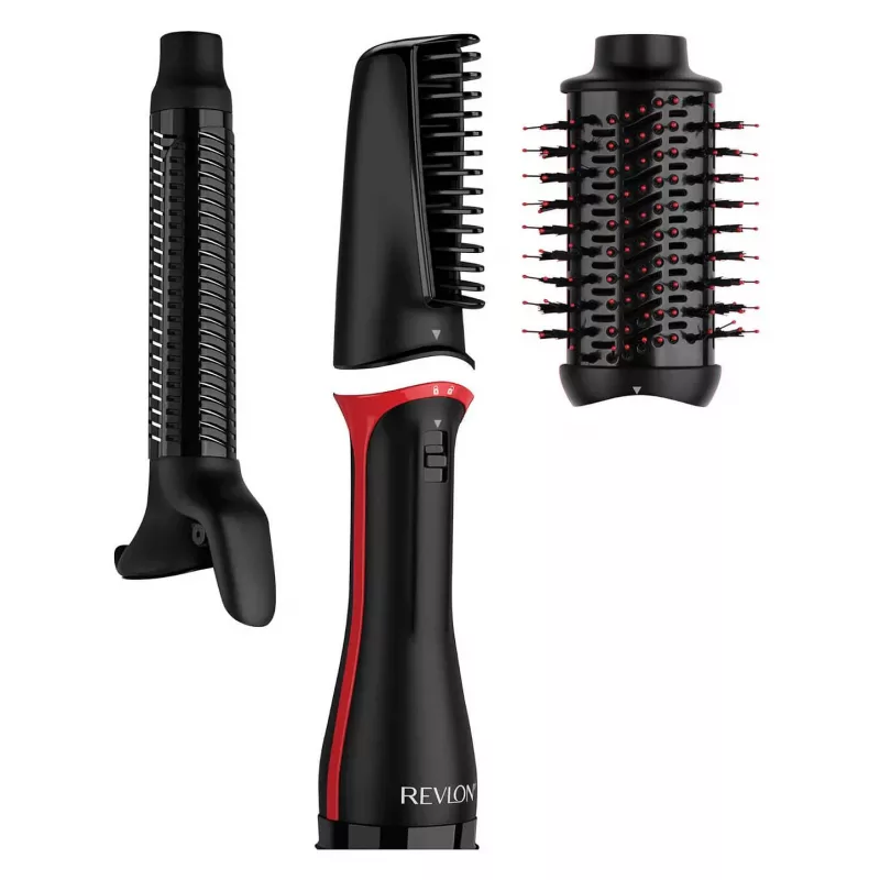 REVLON Secador de pelo y multistyler One-Step OneStep Negro Rojo (RVDR5333E)