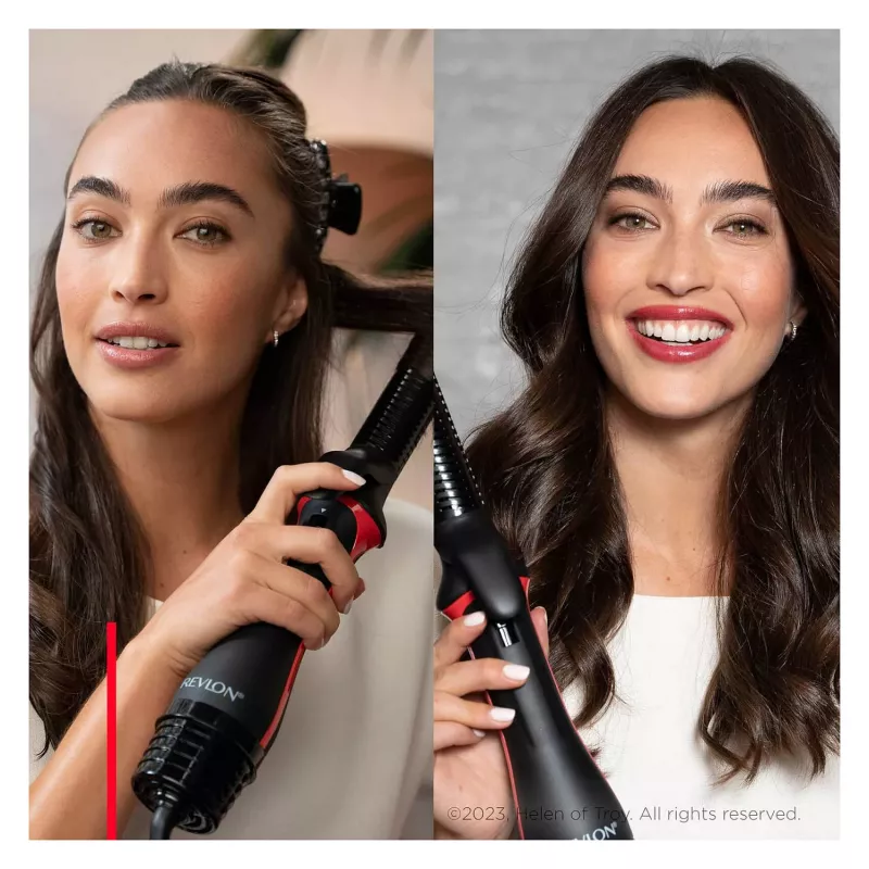 REVLON Secador de pelo y multistyler One-Step OneStep Negro Rojo (RVDR5333E)