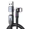 STATIK PowerPivot Pro cable USB-C a USB-C trenzado de nailon 3m negro