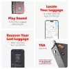KEYSMART SmartLock Candado TSA Approved Find My Negro