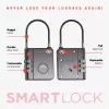 KEYSMART SmartLock Candado TSA Approved Find My Negro