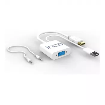 INCA Convertidor VGA a HDMI + USB + Audio IVTH-01