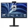 Philips 24B2U3301H monitor IPS Full HD de 23,8 pulgadas, 1920x1080, 120 Hz, 4 ms, USB-C 90 W PD, hub USB, RJ45, webcam de 5 MP, altavoces, altura ajustable, negro