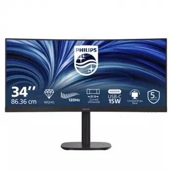 Philips 34B2N3500C Monitor LCD VA curvo de 34
