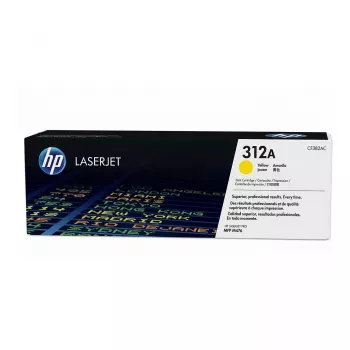 HP 312A (CF382AC) tóner original, amarillo, 2.700 páginas