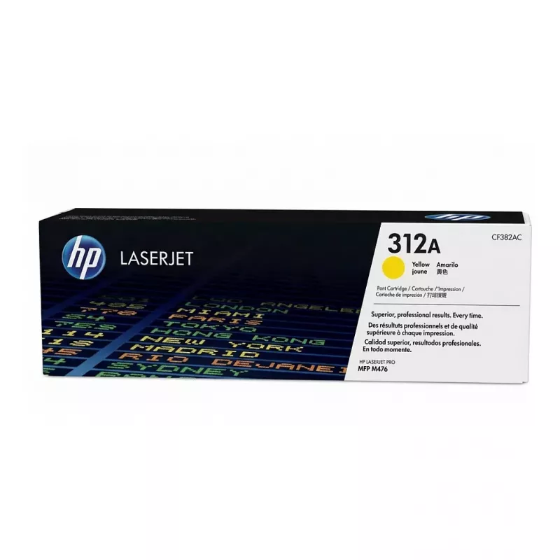 HP 312A (CF382AC) tóner original, amarillo, 2.700 páginas