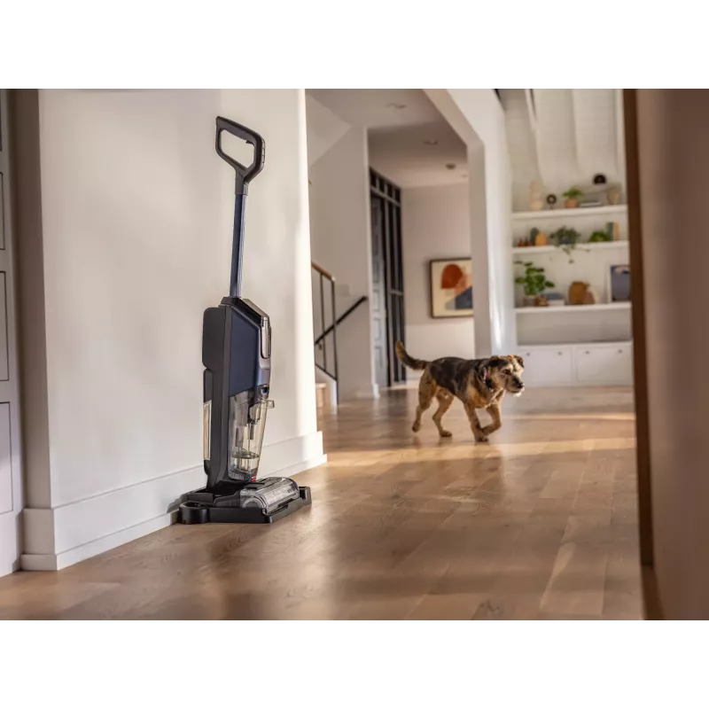 Bissell All-in-One Multi-Surface Vacuum Cleaner 4284N aspirador escoba lavadora a batería, 25,9 V, 45 min de autonomía, negro/azul medianoche