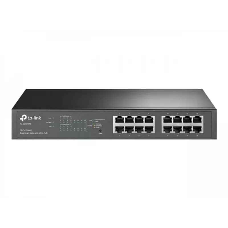 TP-LINK TL-SG1016PE switch Gigabit Easy Smart PoE+ de 16 puertos (110W, 8 puertos PoE+, montaje en rack)