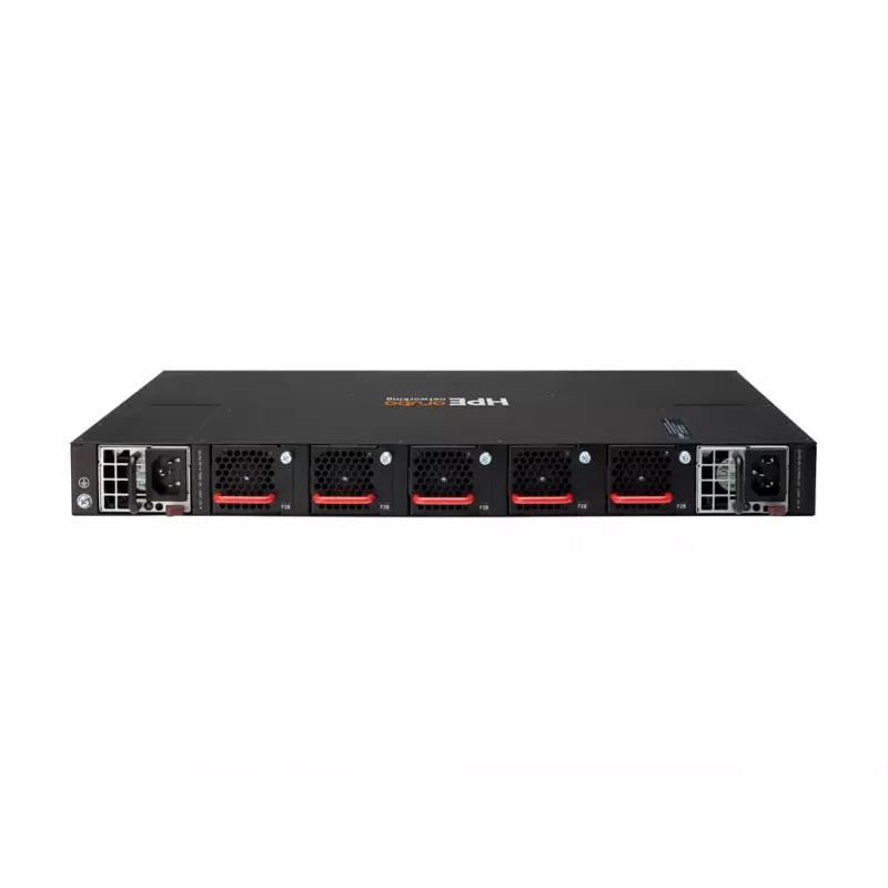 HPE Aruba 8320 switch gestionado Layer 3 de 48 puertos 10GbE SFP+ y 6 puertos 40GbE QSFP+ con 2x fuentes de alimentación 400W, 5x ventiladores, kit de rack, conforme a TAA