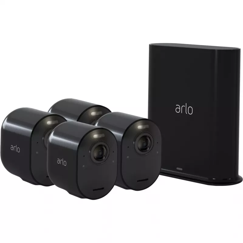 Arlo VMS5440-200EUS Ultra 2K HDR sistema de cámara de seguridad inalámbrica (4 cámaras + SmartHub)