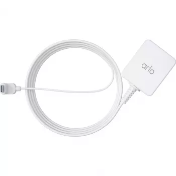 ARLO adaptador de carga USB enchufe europeo a USB-C 7,6 m exterior blanco