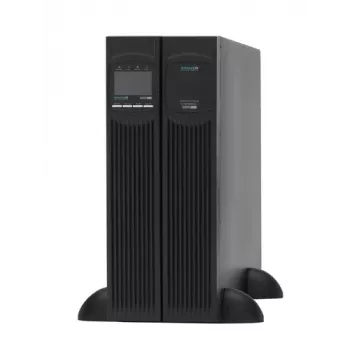 ONLINE USV XANTO 6000 SAI - 6000 VA / 5400 W - doble conversión online - rack/torre 3U - 2x C19, 4x C13, regleta de bornes - USB, RS-232, slot inteligente