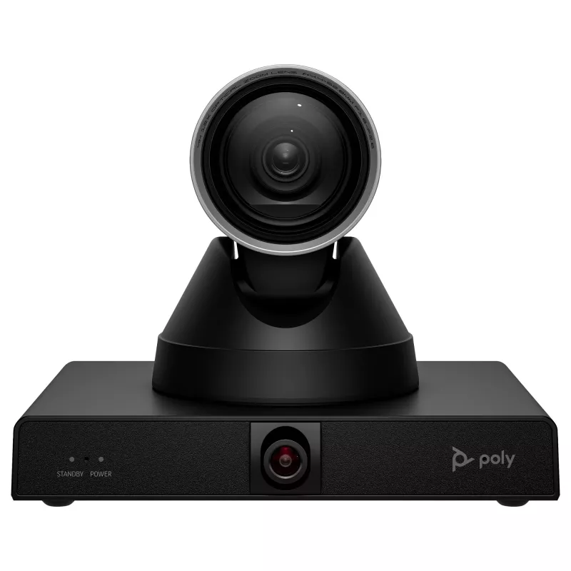 Poly Studio E60 cámara de conferencias PTZ - 4K UHD, doble 8MP, PoE+