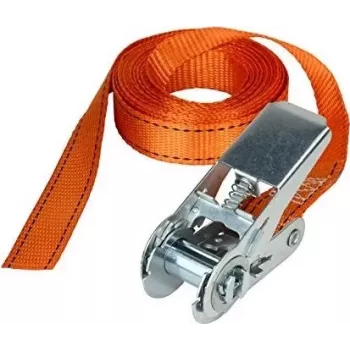 Master Lock cinta de amarre con trinquete 3209EURDAT - 5m, 400kg WLL, naranja