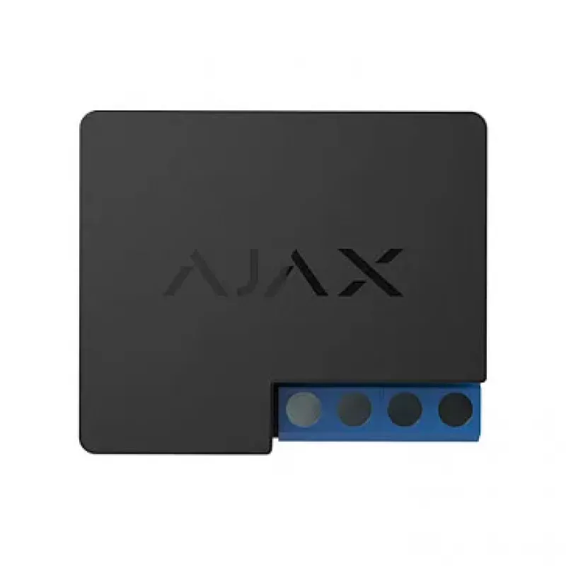 Ajax WallSwitch relé inteligente de interruptor de pared negro