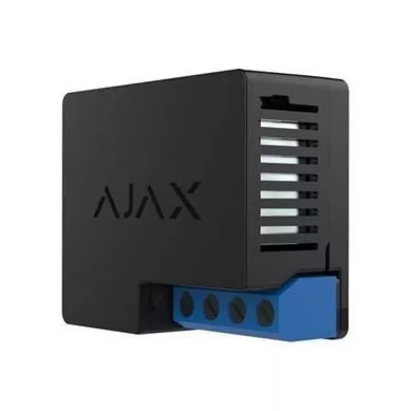 Ajax WallSwitch relé inteligente de interruptor de pared negro