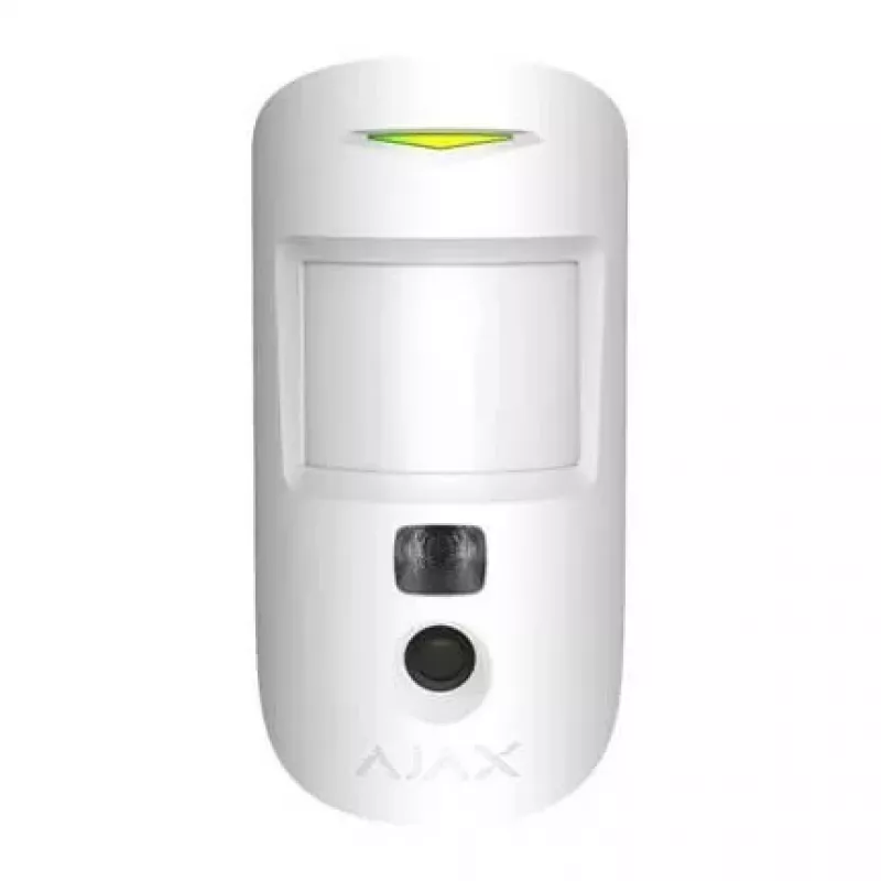 AJAX detector de movimiento inalámbrico MotionCam HD con confirmación fotográfica blanco