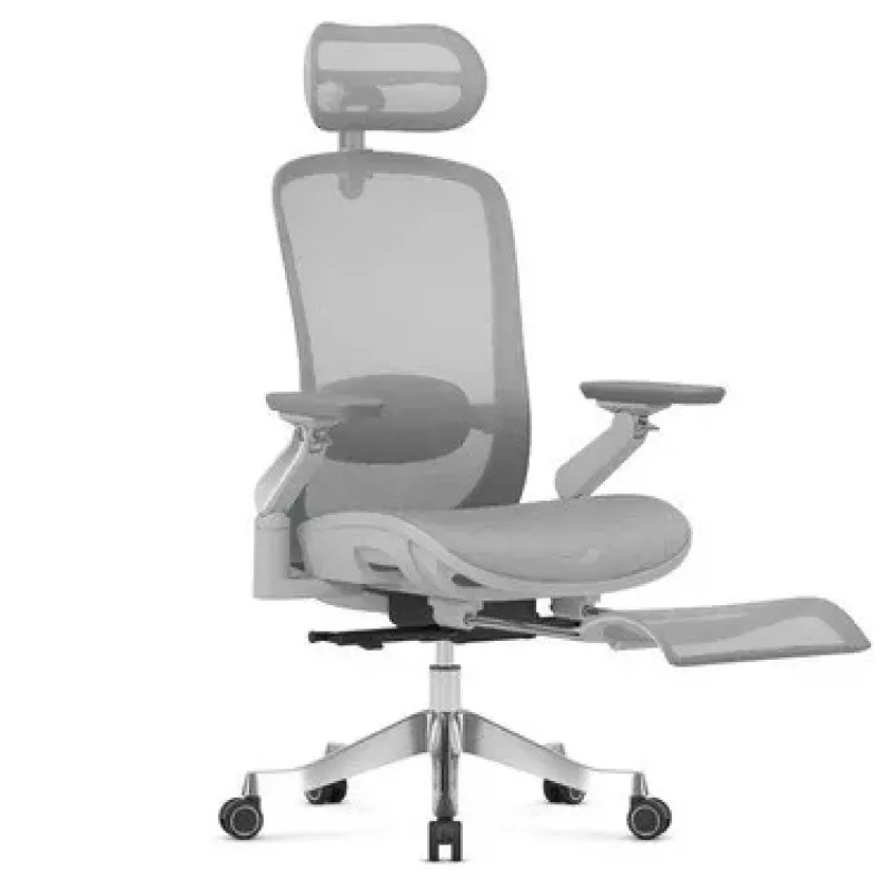 MARK ADLER Leadpro 8.7 gris silla de oficina con reposacabezas y mecanismo basculante
