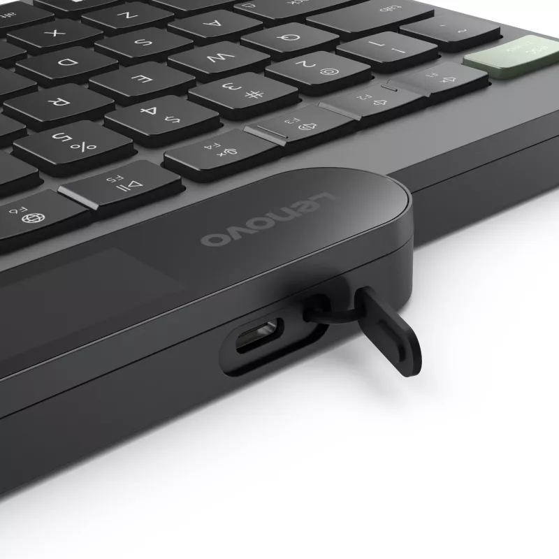 Lenovo teclado Bluetooth de autocarga lituano negro