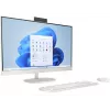 HP All-in-One 27-cr0024na ordenador de sobremesa, pantalla Full HD IPS de 27 pulgadas, Intel Core i7-1355U, 8 GB DDR4-RAM, 512 GB PCIe NVMe SSD, Windows 11 Home, Natural Silver (reacondicionado)