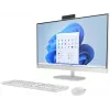 HP All-in-One 27-cr0024na ordenador de sobremesa, pantalla Full HD IPS de 27 pulgadas, Intel Core i7-1355U, 8 GB DDR4-RAM, 512 GB PCIe NVMe SSD, Windows 11 Home, Natural Silver (reacondicionado)
