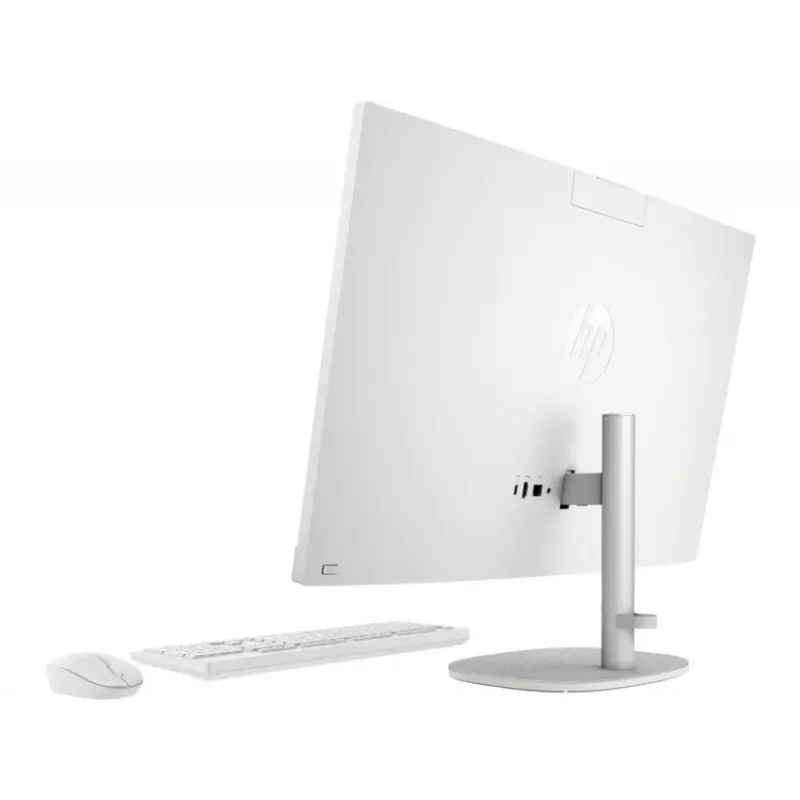 HP All-in-One 27-cr0024na ordenador de sobremesa, pantalla Full HD IPS de 27 pulgadas, Intel Core i7-1355U, 8 GB DDR4-RAM, 512 GB PCIe NVMe SSD, Windows 11 Home, Natural Silver (reacondicionado)