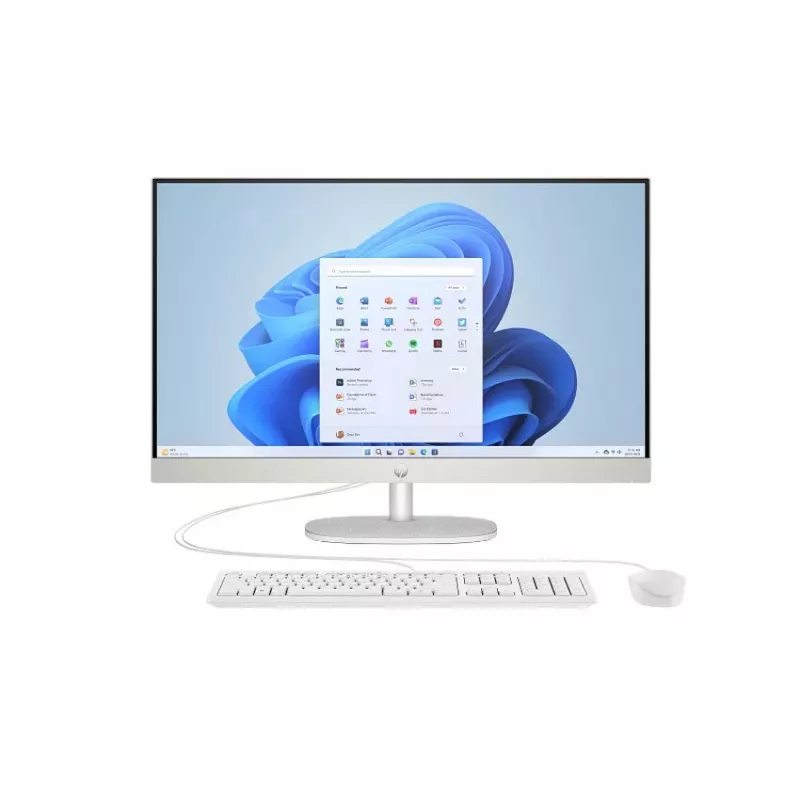 HP All-in-One 27-cr0004nc, AMD Ryzen 7 7730U, 32 GB RAM, 1 TB SSD, 27 pulgadas Full HD IPS, Windows 11 Home, blanco (reacondicionado)