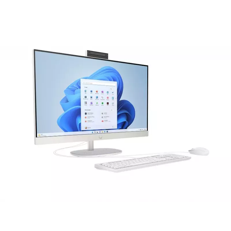 HP All-in-One 27-cr0004nc, AMD Ryzen 7 7730U, 32 GB RAM, 1 TB SSD, 27 pulgadas Full HD IPS, Windows 11 Home, blanco (reacondicionado)