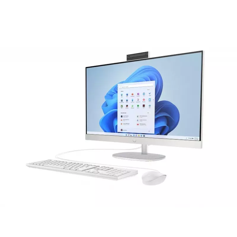 HP All-in-One 27-cr0004nc, AMD Ryzen 7 7730U, 32 GB RAM, 1 TB SSD, 27 pulgadas Full HD IPS, Windows 11 Home, blanco (reacondicionado)