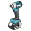 MAKITA 18V Atornillador de impacto sin escobillas DTD201RTJ 210Nm