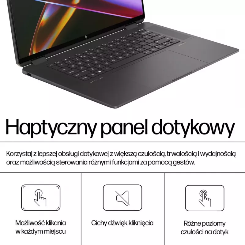 HP Spectre x360 16-aa0233nw Ultra 7 155H 16 inch 2.8K táctil OLED 120Hz Anti-Glare 16GB DDR5 6400MHz 1TB SSD RTX 4050 6GB cámara 9MP IR 83Wh Windows 11 Pro 2 años de garantía