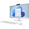 HP All-in-One 27-cr0049nf ordenador de sobremesa, AMD Ryzen 5 7520U, 16 GB RAM, 512 GB SSD, pantalla Full HD IPS de 27 pulgadas, Windows 11 Home, negro (reacondicionado)