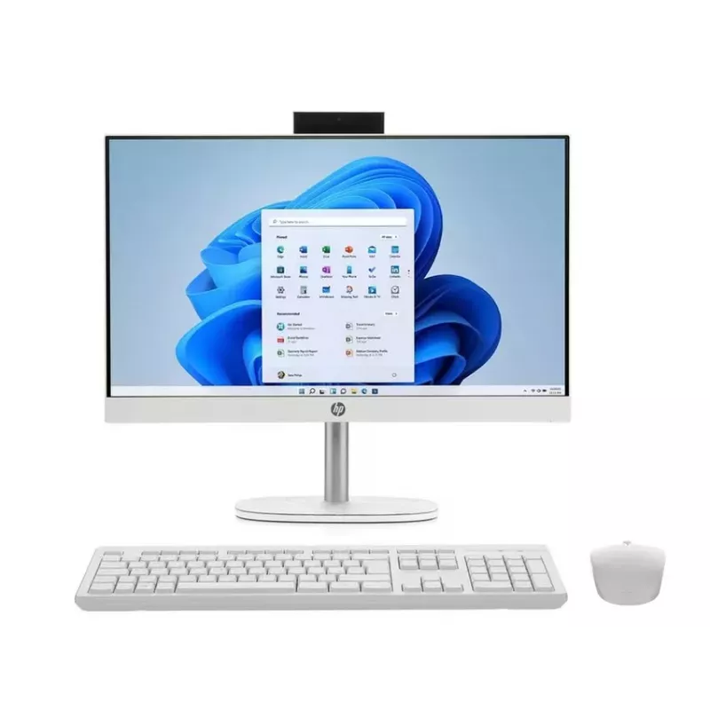 Ordenador All-in-One HP 24-cr1008na, Intel Core Ultra 5 125U, 8GB de RAM DDR5, 512GB NVMe SSD, 23,8 pulgadas Full HD, Intel Arc Graphics, Windows 11 (reacondicionado)