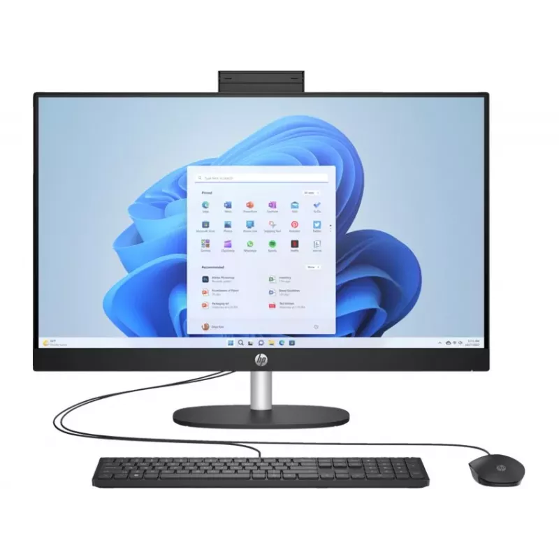 HP All-in-One 27-cr0038na, 27 pulgadas Full HD IPS, AMD Ryzen 5, 16GB RAM, 1TB SSD, Windows 11 Home, Natural Silver (reacondicionado)