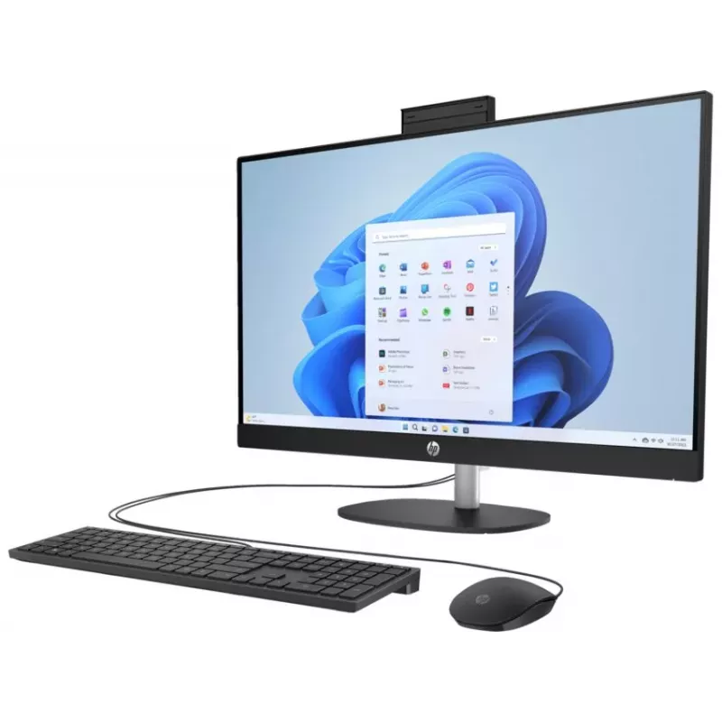 HP All-in-One 27-cr0038na, 27 pulgadas Full HD IPS, AMD Ryzen 5, 16GB RAM, 1TB SSD, Windows 11 Home, Natural Silver (reacondicionado)