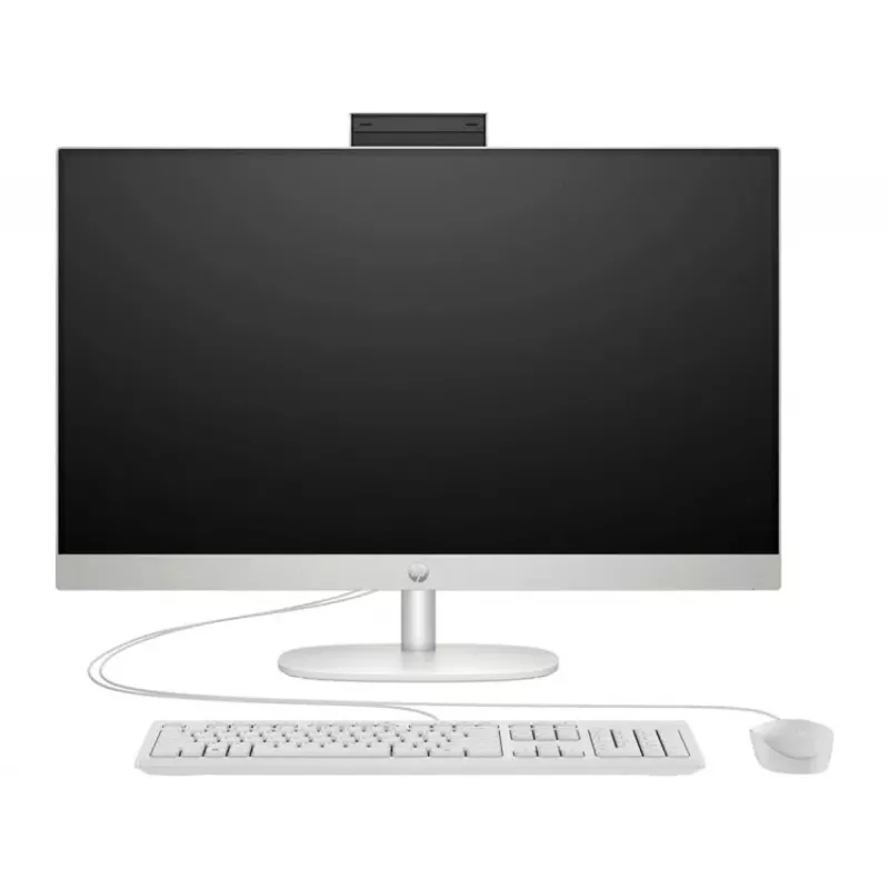 HP All-in-One 27-cr0154nh, Intel Core i7-1355U, 8GB RAM, 512GB SSD, 27 pulgadas Full HD pantalla táctil, Windows 11 Home, blanco (reacondicionado)