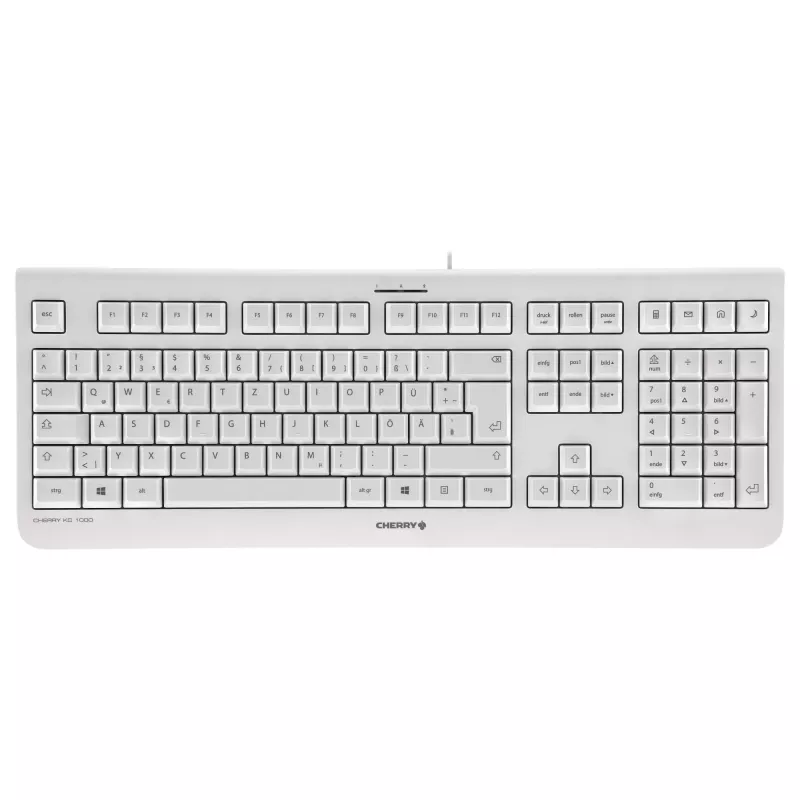 Cherry KC 1000 Teclado - Pan Nordic - gris claro