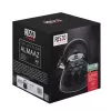 Tetera silbadora RESTO 3L acero inoxidable plata/negro 90610