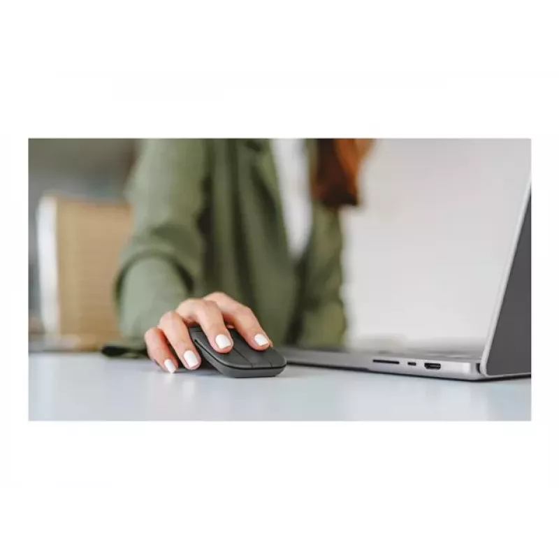 Logitech Mobi Fold for Business - Ratón inalámbrico - Para diestros - Grafito
