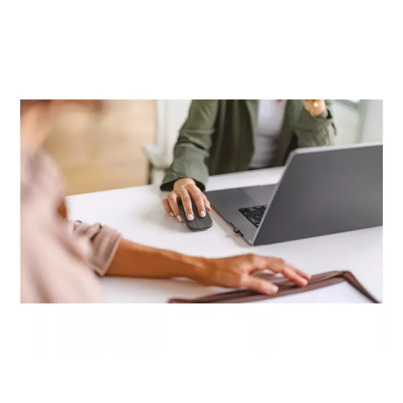 Logitech Mobi Fold for Business - Ratón inalámbrico - Para diestros - Grafito