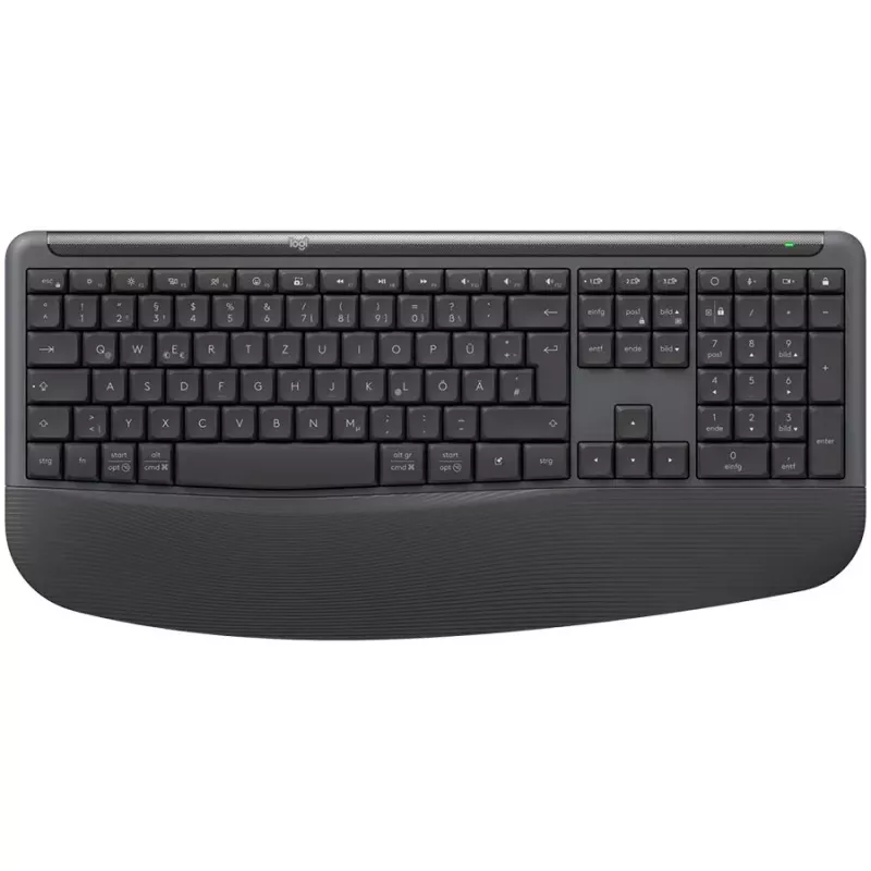 Logitech Signature Comfort Plus MK880 Wireless Combo - Grafito - US International - Bluetooth - 973