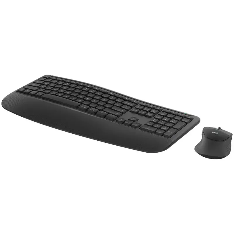 Logitech Signature Comfort Plus MK880 Wireless Combo - Grafito - US International - Bluetooth - 973