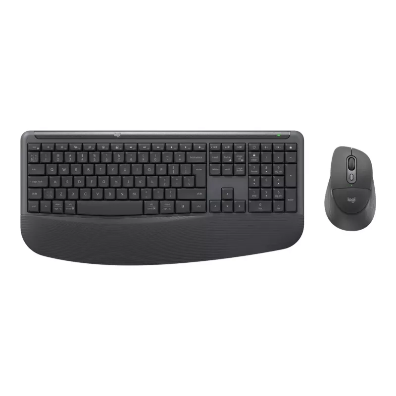 Logitech MK880 For Business Wireless Keyboard and Mouse Combo - Grafito - US International - 2,4GHz/BT
