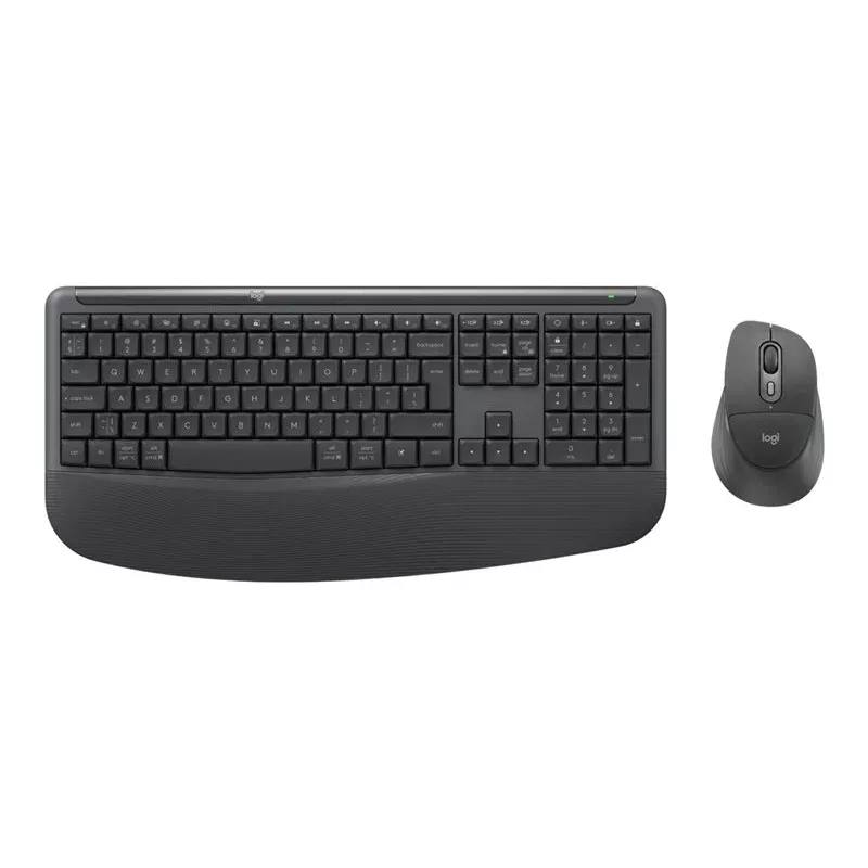 Logitech MK880 For Business Wireless Keyboard and Mouse Combo - Grafito - US International - 2,4GHz/BT