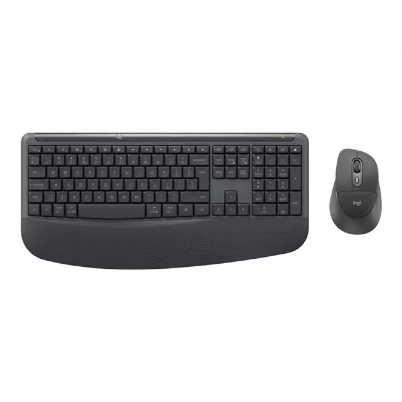 Logitech MK880 For Business Wireless Keyboard and Mouse Combo - Grafito - US International - 2,4GHz/BT
