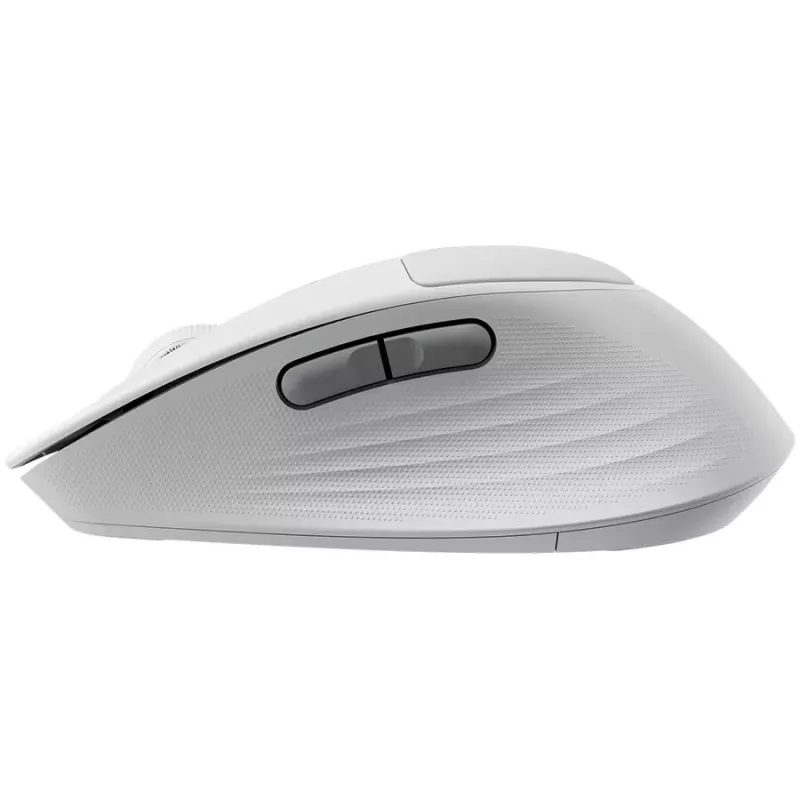 Logitech Signature Comfort Plus M850L Ratón inalámbrico - Blanco roto - Bluetooth